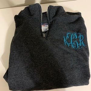 Monogrammed Pullover Sweatshirt